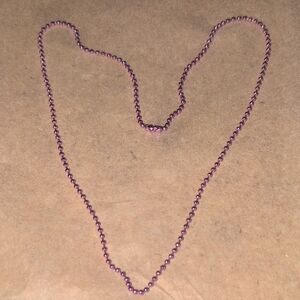 ❤️‍🔥10/$10❤️‍🔥 Purple Ball Chain Necklace
